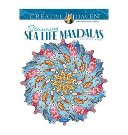 Creative Haven Stunning Sea Life Mandalas Coloring Book by Creative Haven