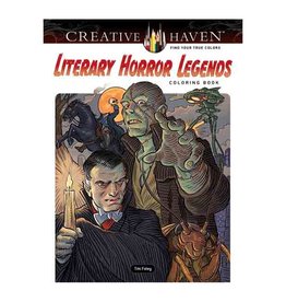 Creative Haven Literary Horror Legends Coloring Book by Creative Haven