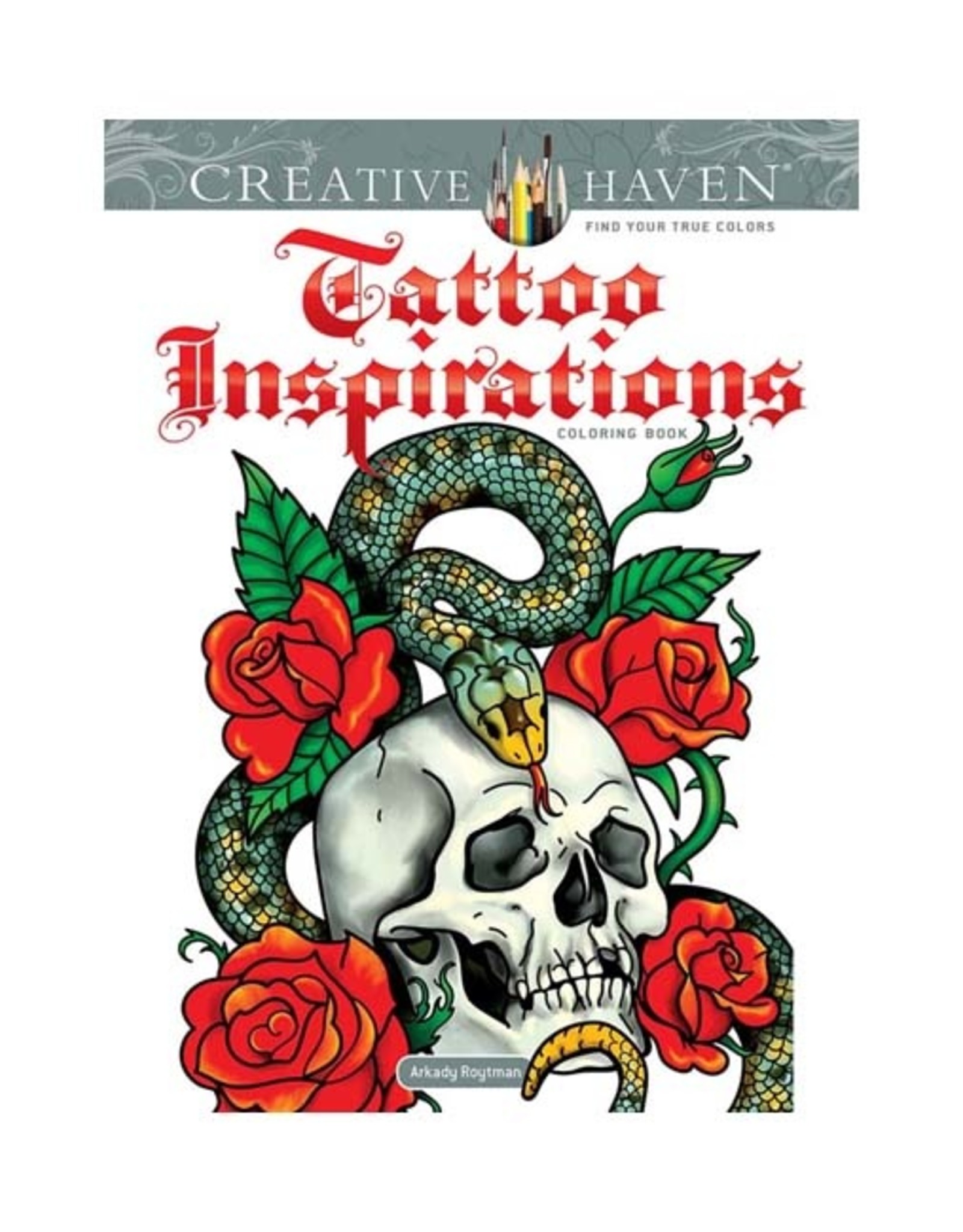 Creative Haven Tattoo Inspirations Coloring Book by Creative Haven