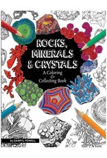 Rocks Minerals & Crystals Coloring Book by Darryl Powell
