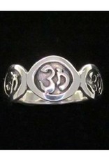 3 OM Ring - Size 4 Sterling Silver