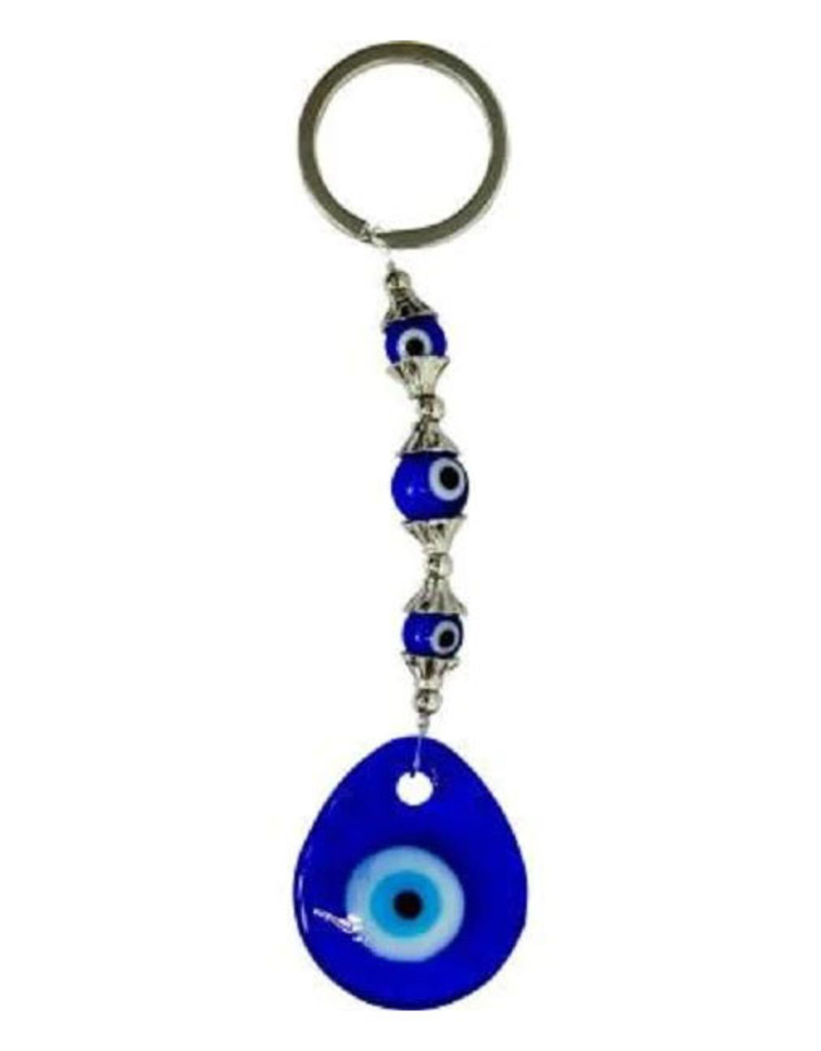 Evil Eye Teardrop Keychain - 5"