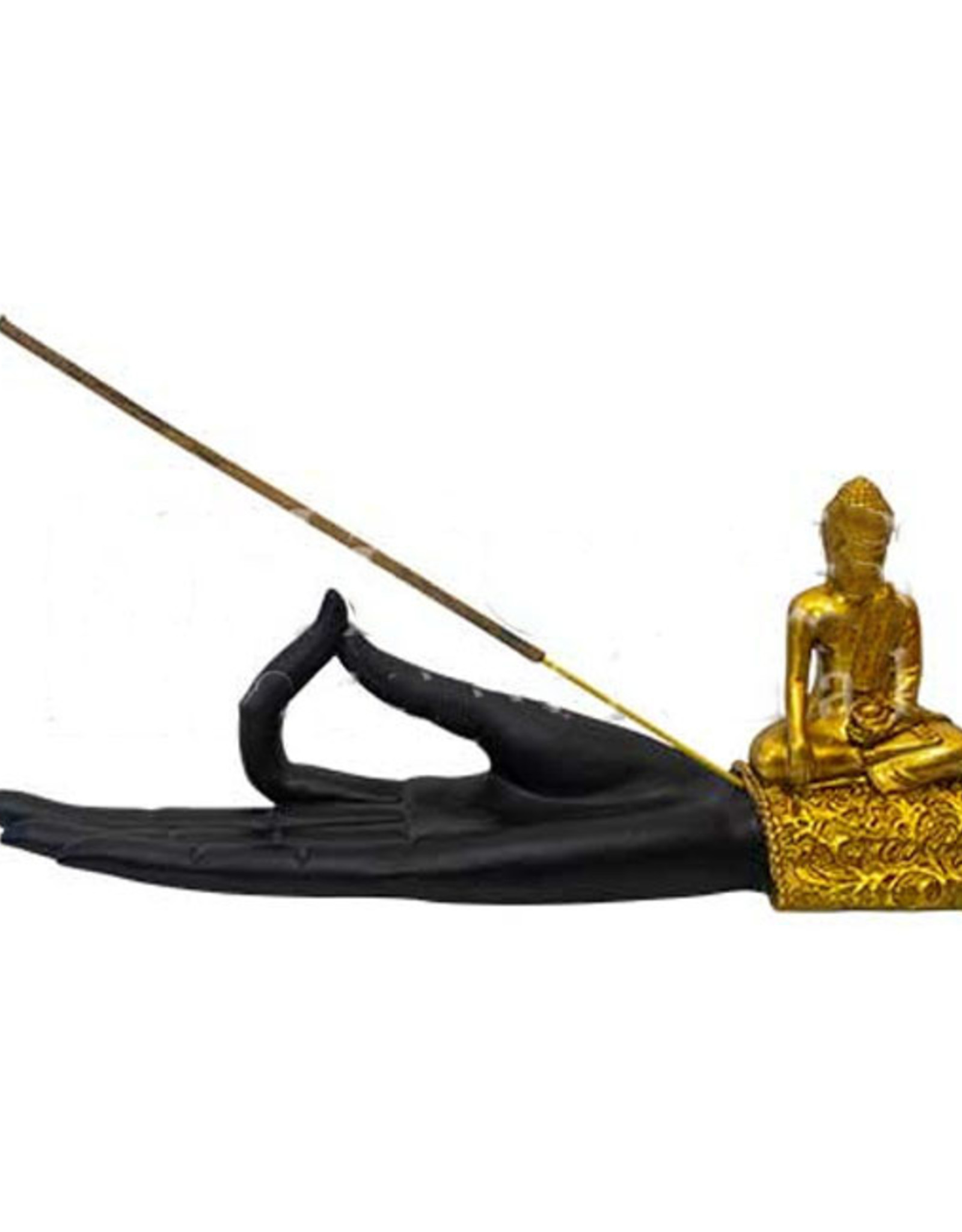 Mudra Hand Buddha Incense Burner 9.5"