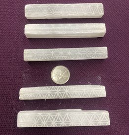 Selenite Stick Flower of Life $7