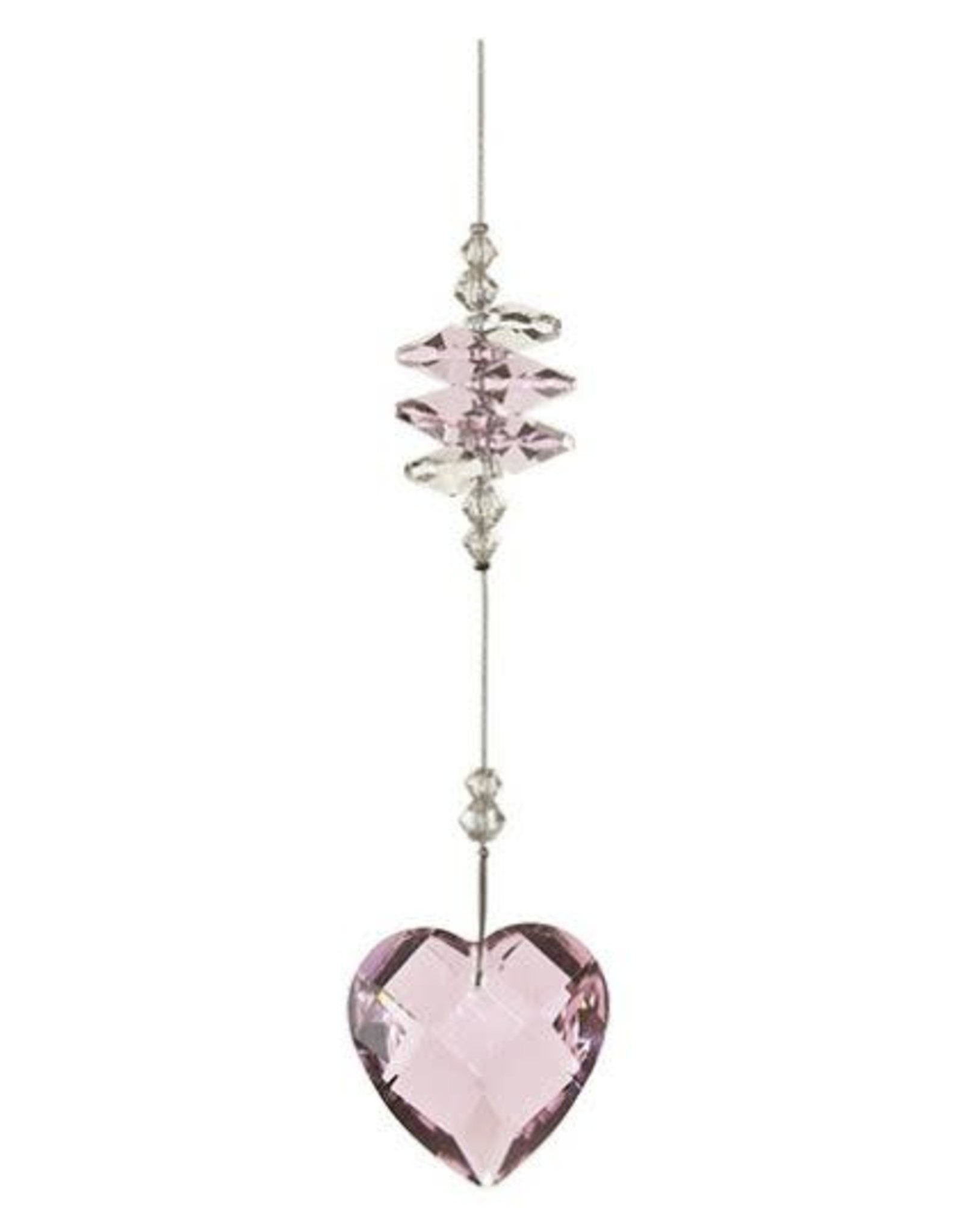 Crystal Art - Crystal Heart Suncatcher - Pink