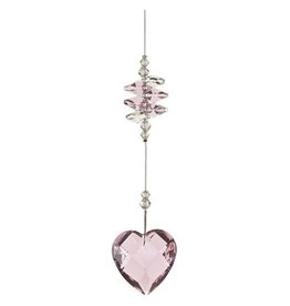 Crystal Art - Crystal Heart Suncatcher - Pink