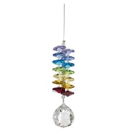 Crystal Art - Crystal Icicles with 30mm Ball - Chakra