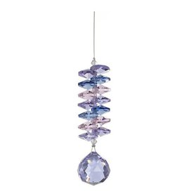 Crystal Art - Crystal Icicles with 30mm Ball - Lilac