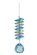 Crystal Art - Crystal Icicles with 30mm Ball - Lt Blue