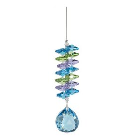 Crystal Art - Crystal Icicles with 30mm Ball - Lt Blue