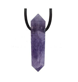 2 Points Amethyst Necklace