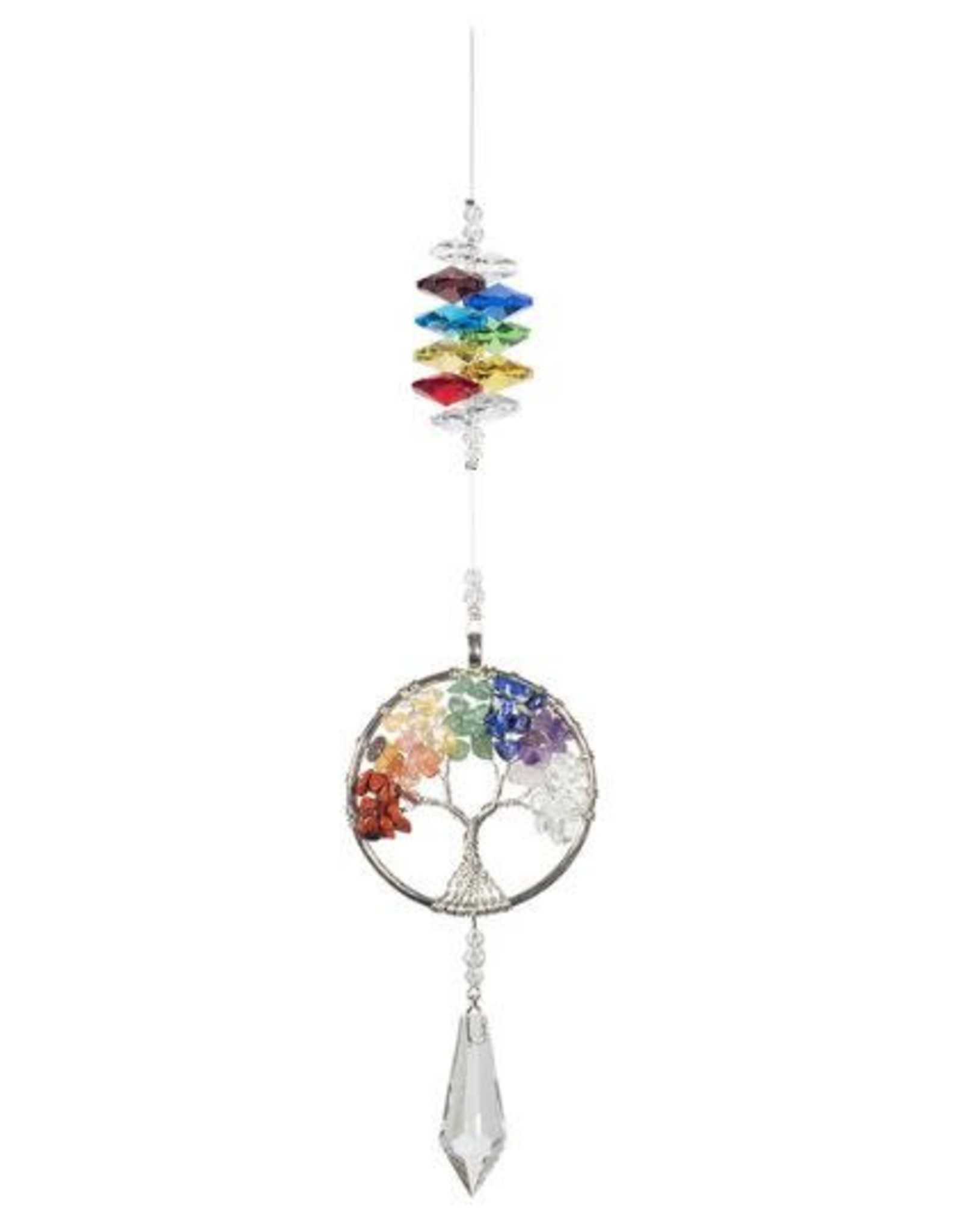 Crystal Art - Wire Tree of Life Suncatcher - Circle Chakra