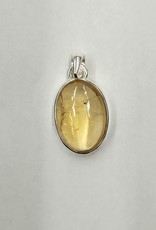 Citrine Pendant D - Sterling Silver