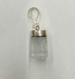 Aquamarine Pendant - Sterling Silver