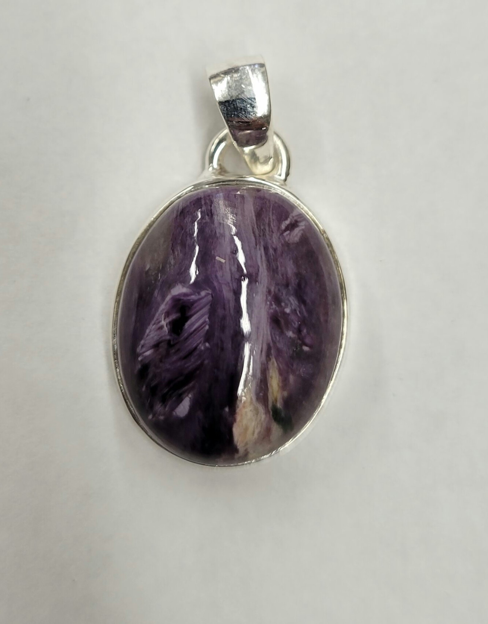 Charoite B Pendant Sterling Silver