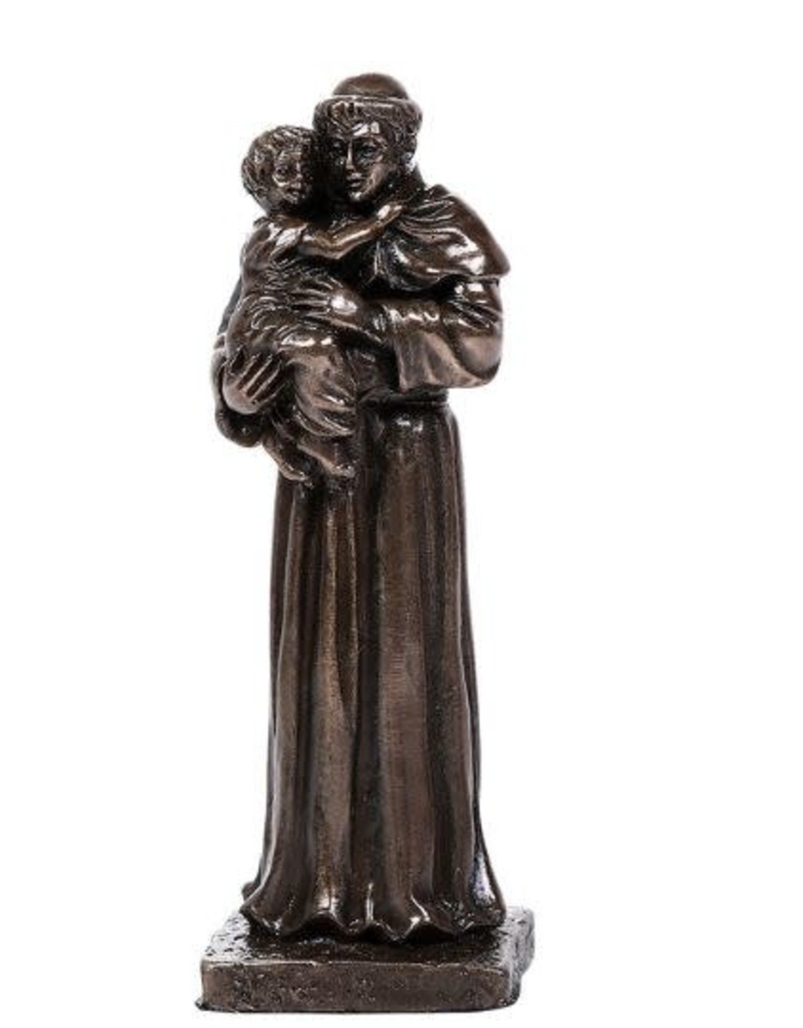 Pacific Trading Saint Anthony Bronzed Resin - 4.25" Statue