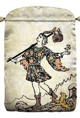 Original 1909 Rider Waite Fool Satin Tarot bag