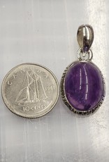 Amethyst Pendant G Sterling Silver