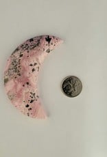 Rhodonite Moon 3.5"