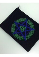 Celtic Pentacle Velvet Tarot Bag