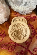 Wood Grinder for Herbs - Moon Goddess 2.5"