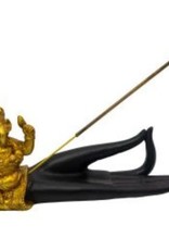 Mudra Hand Ganesha Incense Burner 9.5"