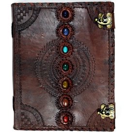 Fantasy Gifts Chakra 10 x 13 Leather Journal