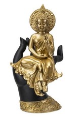 Pacific Trading Buddha on Hand  Statue - 10″H