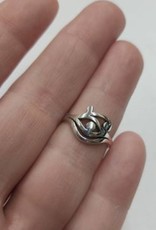 Eye of Horus Ring - Size 7 Sterling Silver