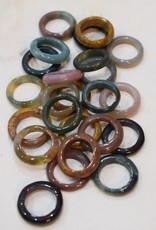Assorted Agate Rings $7