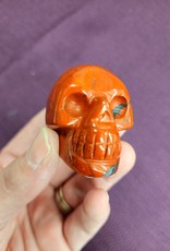 Red Jasper Skull 2"