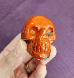 Red Jasper Skull 2"