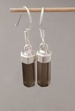 Smoky Quartz Sterling Silver Earrings