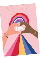 Heart Rainbow - Greeting Card