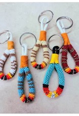 Handcrafted Beaded Key Chains by Allison Deneault Thessalon First Nation