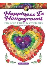 Creative Haven Happiness Is Homegrown Coloring Book by Creative Haven