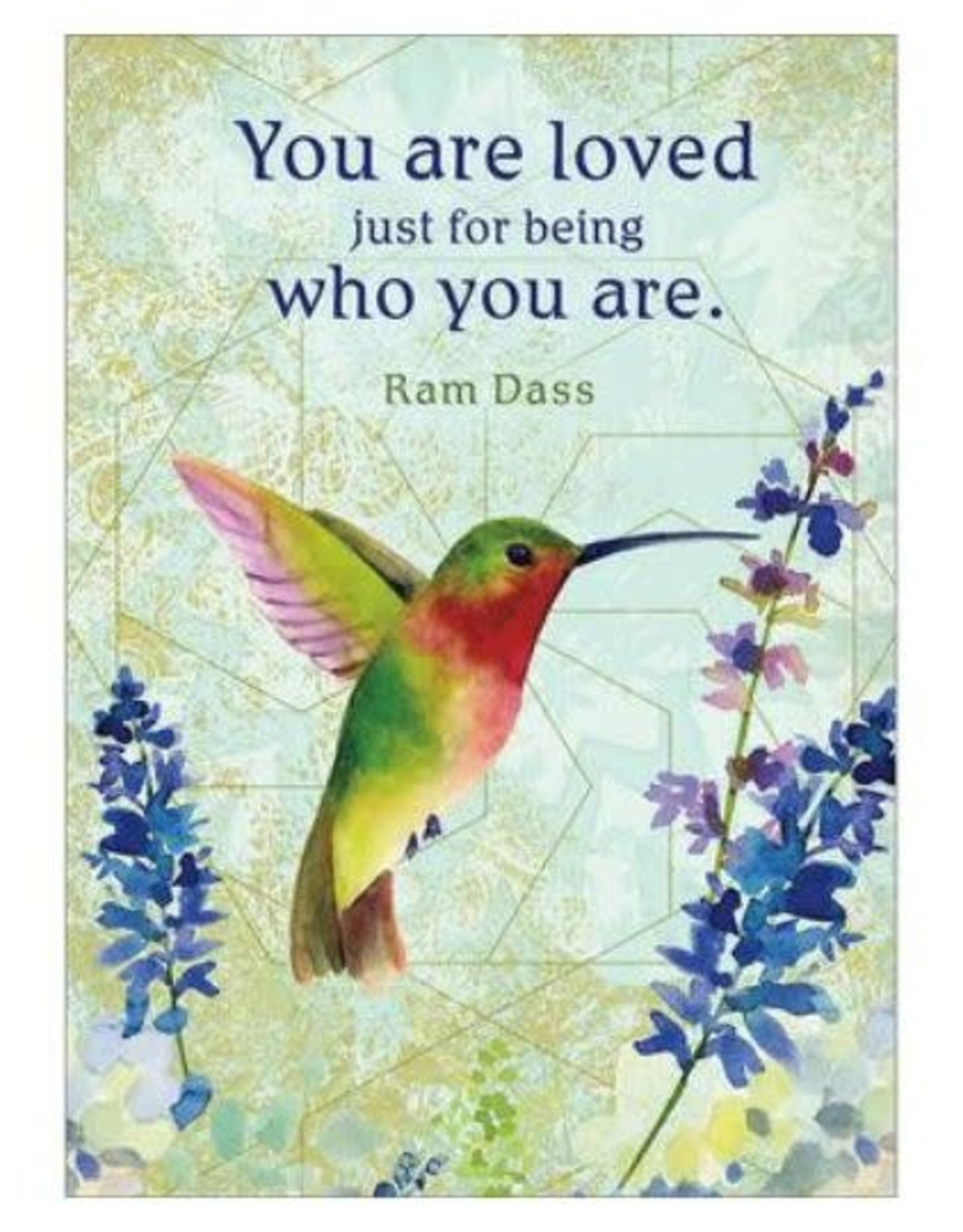 Amber Lotus You Are Loved Greeting Card