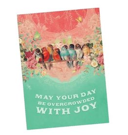 Tree - Free Greetings Overcrowded with Joy Greeting Card