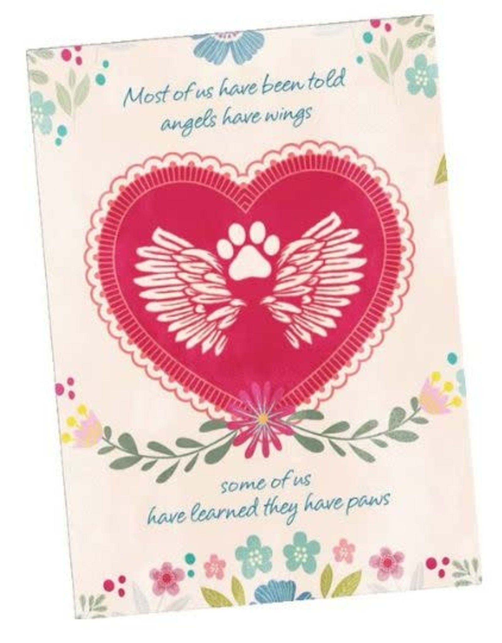 Tree - Free Greetings Pet Angel Wings Greeting Card
