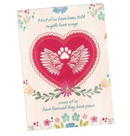 Tree - Free Greetings Pet Angel Wings Greeting Card