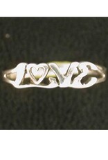 Love Ring Sterling Silver - Size 6