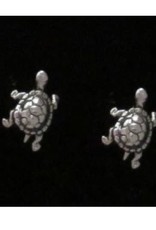 Turtle Sterling Silver Stud Earrings