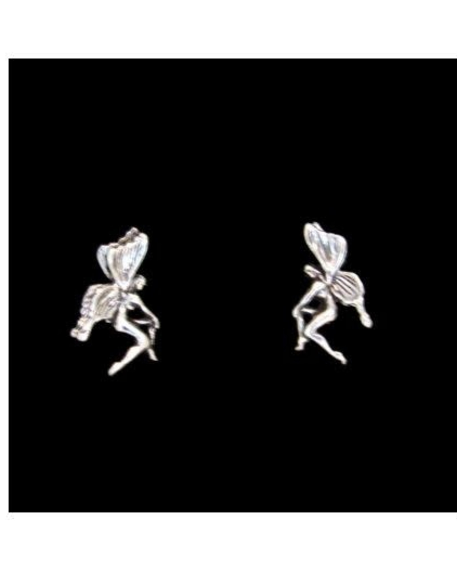 Fairy Sterling Silver Stud Earrings