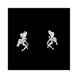 Fairy Sterling Silver Stud Earrings