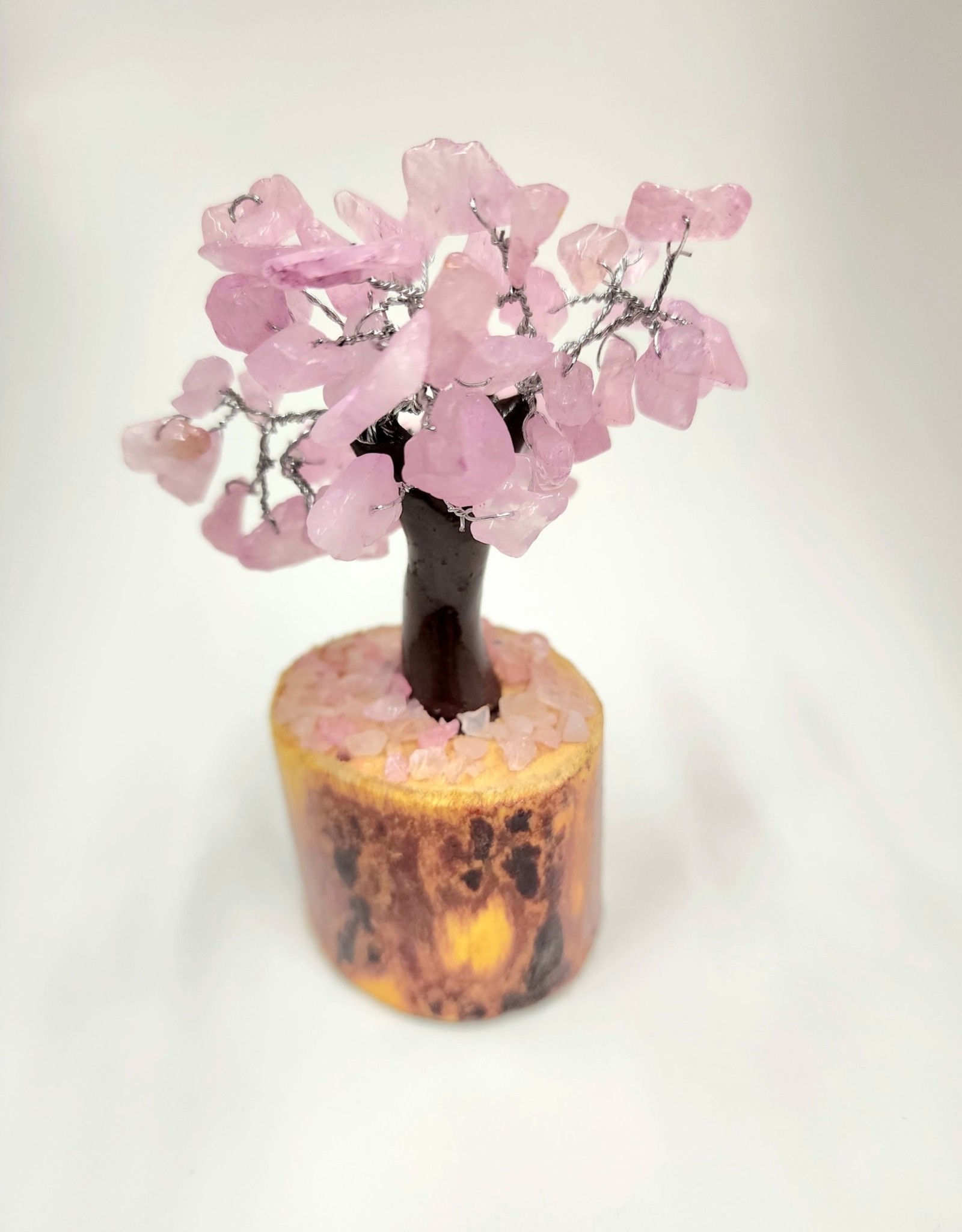 Rose Quartz Bonsai Tree  - 4.5"