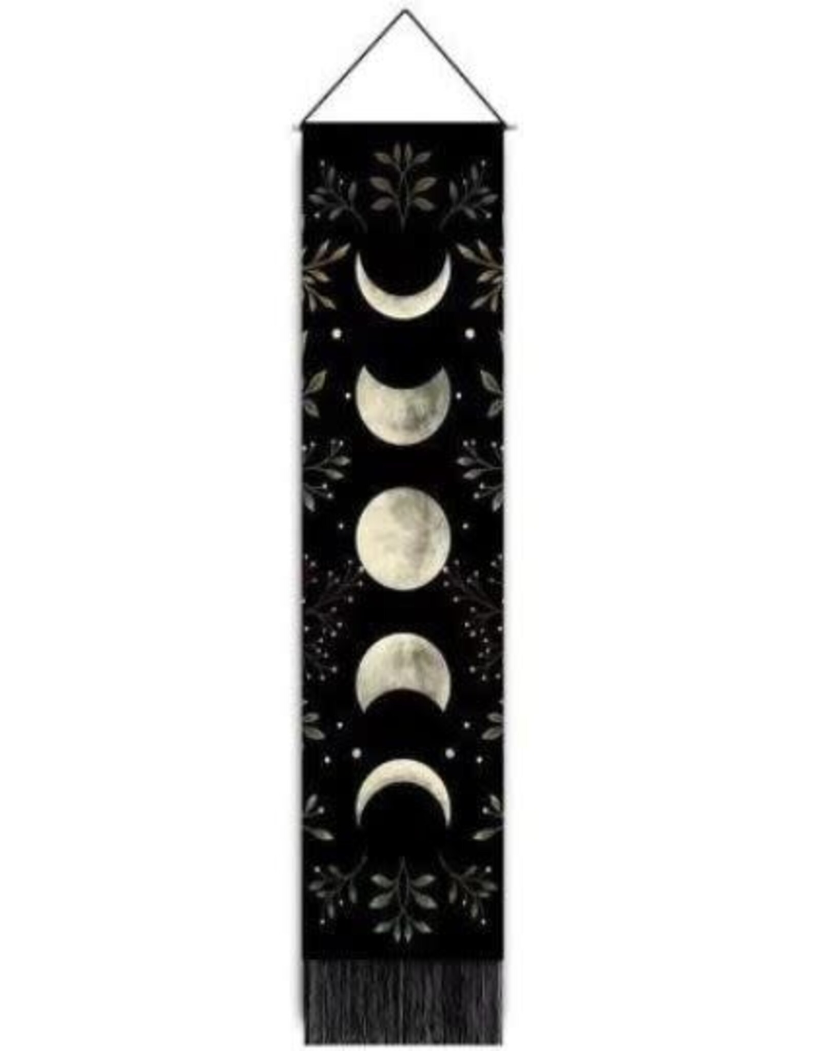 Floral & Moon Phases Long Banner - 12.5" X 51"