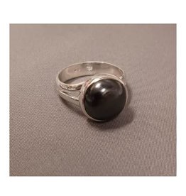 Hematite Ring A - Size 6 Sterling Silver