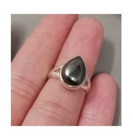 Hematite Ring - Size 9 Sterling Silver