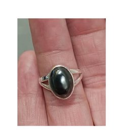 Hematite Ring - Size 10 Sterling Silver