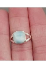 Larimar Ring D - Size 8 Sterling Silver